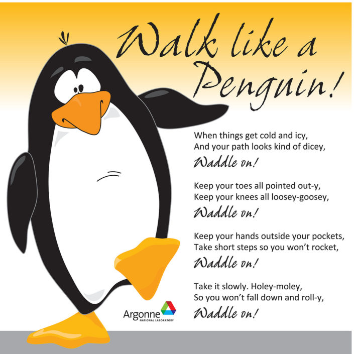 Tips to Stay Safe Walking on Ice – Waddle Like a Penguin | R-Health
